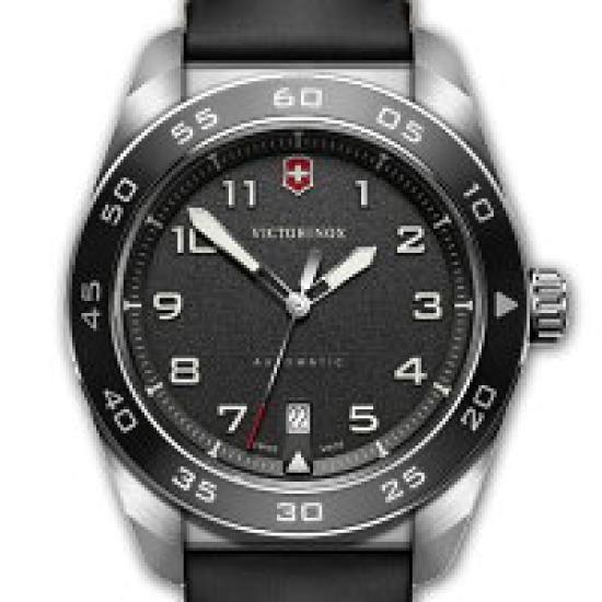 [НОВЫЕ] Мужские часы Victorinox Swiss Army Heritage 242044, Черный циферблат и кожаный ремешок, Сапфировое стекло, Водонепроницаемость 100 м, Swiss Made, Совершенно новые