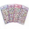 Cute Cartoon 3D Relief Crystal Stickers Diy Scrapbook Journal Phone Case Diary Decoration Gifts