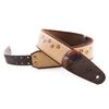 STRAPS Width Length Brown Cat RightOn! Guitar/Bass Strap, 6cm, 95-145cm,