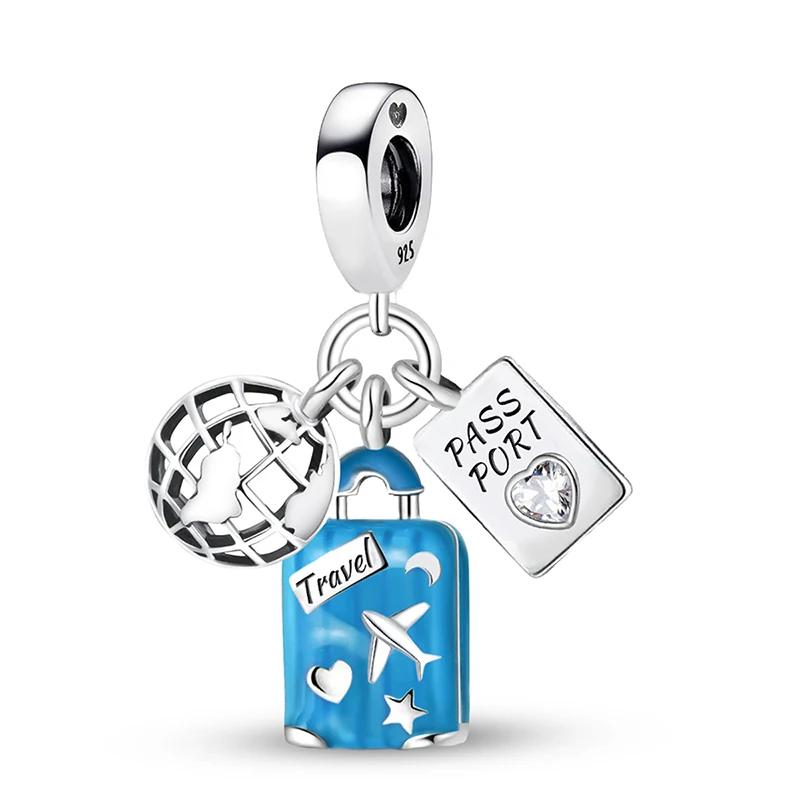 Медный ствол Ангел Гриб Дерево Жизни Шармы-подвески для щенков Подходят для оригинальных браслетов Pan DIY Изысканные ювелирные изделия Подарок