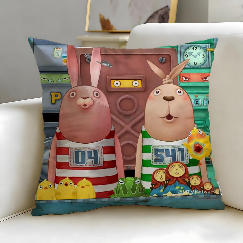 classic cartoon Usavich Cushion Cover Soft EasyWash Pillow Case Versatile for Couch Bed Travel and Office