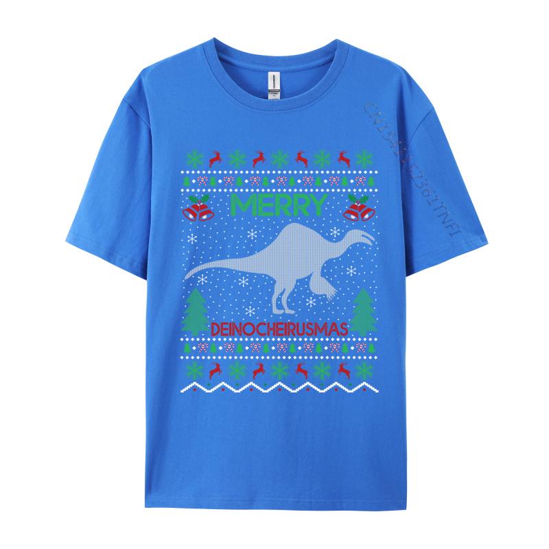 Merry Deinocheirus Ugly Deinocheirus Christmas Tshirts Tshirt For Unisex Short Sleeve Top T Shirt New Arrival