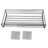 Bathroom Strorage Shelves Space Saving Punch Free Wall Mounted Multifunctional Iron Shower Shelf