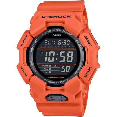 Мужские часы Casio G-Shock GD-010-4JF с долговечной батареей из биопластика, оранжевые