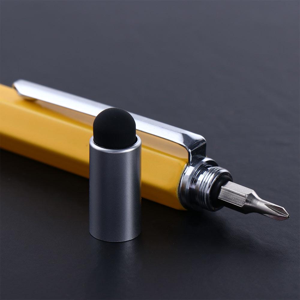 Gadget Pen Tool Level Meter Ballpoint Pen Cross Screwdriver Flat-blade Screwdriver Capaciative pen