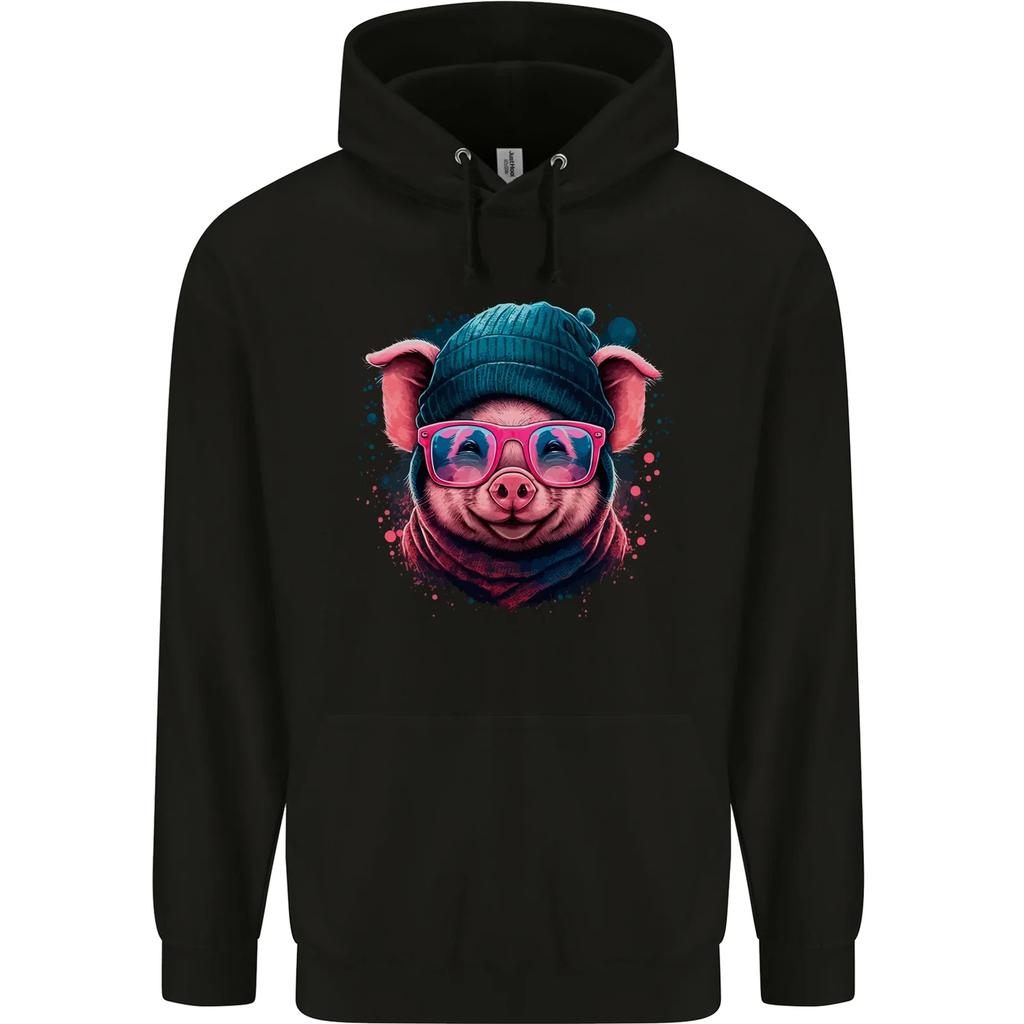 A Cool Pig Childrens Kids Hoodie