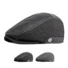 Осенне-зимняя шапка для защиты ушей, мужские кепки для газетчиков, теплые плоские кепки, шляпа для папы, шапки для художников в стиле Гэтсби, шляпа для водителя, шляпа плюща