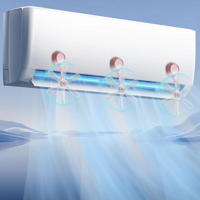 Дефлектор вентиляционного отверстия кондиционера 3 шт. Крышка вентиляционного отверстия кондиционера Регулируемый направляющий поток воздуха Вентилятор Защита от прямого потока воздуха Дефлектор ветра