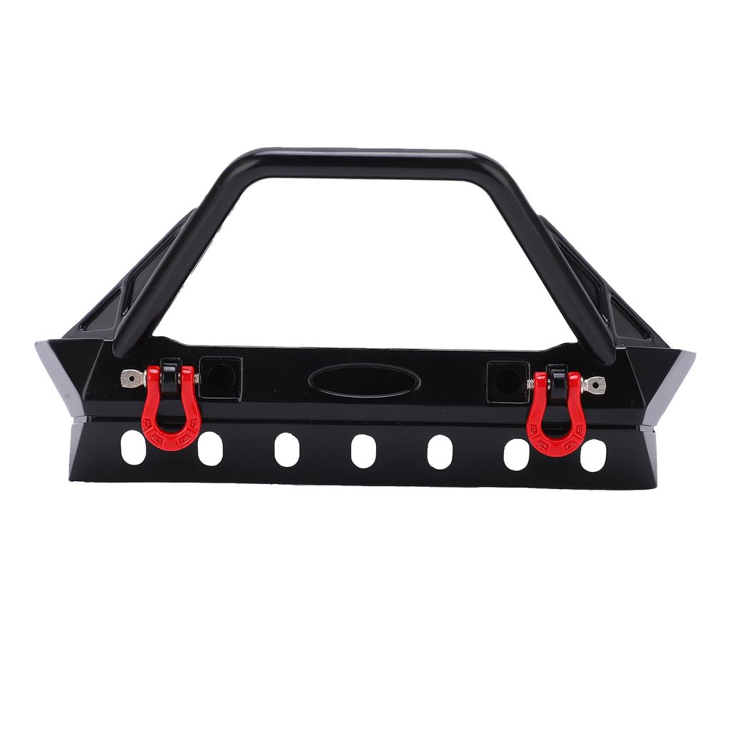 RC Stinger Передний бампер со светодиодной подсветкой для Axial Scx10 II III Поколения 110 RC Автомобиль Трапециевидный