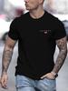Unisexs Summer 100 Pure Cotton Fashionable Sports Casual Loose NORWAY Pattern Printed Round Neck Short Sleeved Tshirt Top