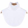 Detachable Fake Collar Warmer High Elastic Detachable Turtleneck Elastic Neck Cover  For Women Men