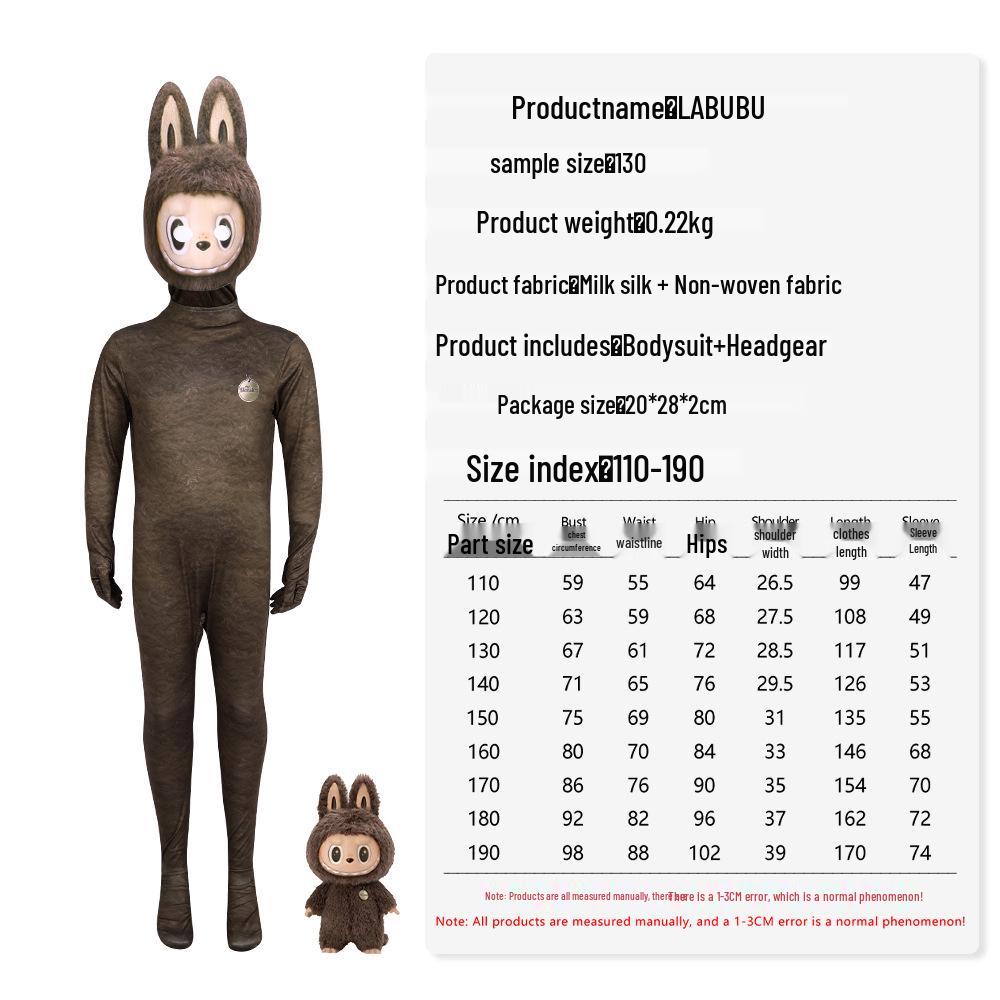 Костюм-косплей Halloween Y Labubu для сцены и ролевых игр