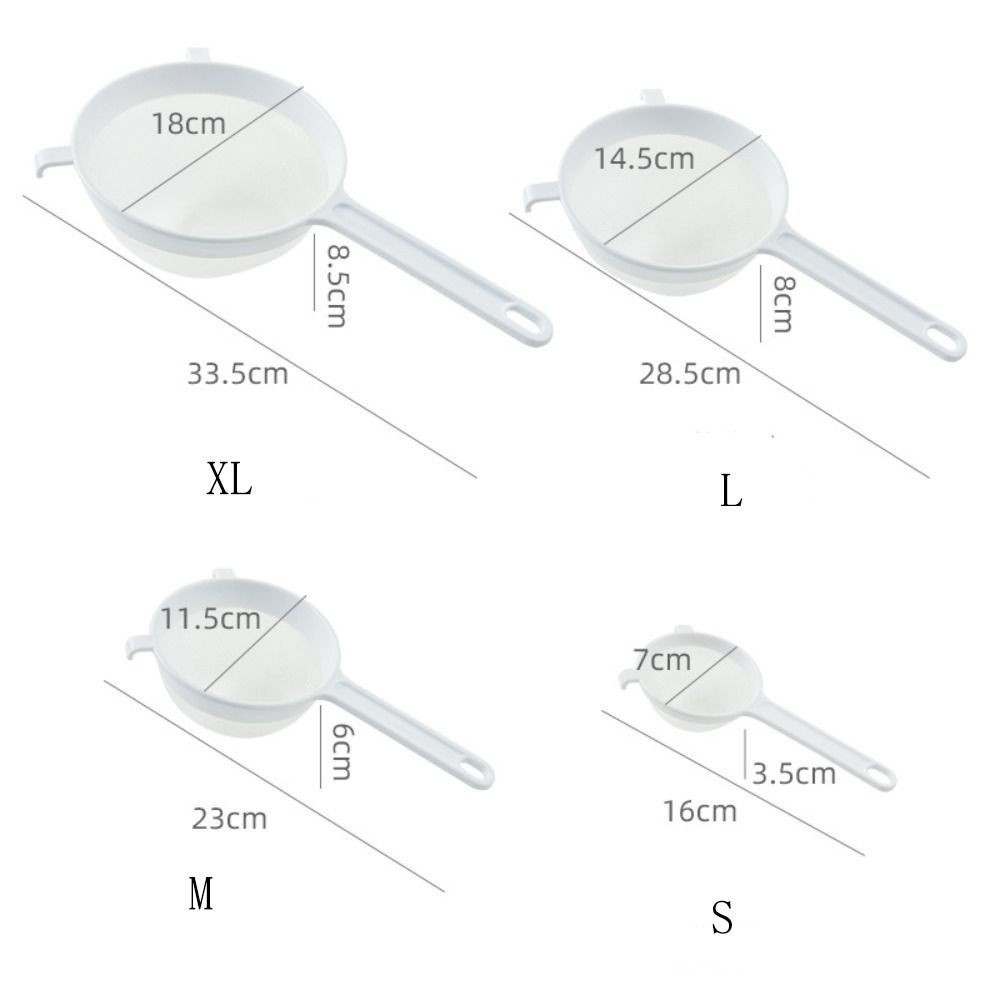 Пластиковый фильтр для соевого молока Ручное сито для муки Сетчатый экран Дуршлаг Кофе