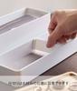 Yamazaki RIN Slim Accessory Case with 3 W24 x D8 x Lid Transforms into a Accessory 5811 Tray, Tiers, Natural, Approx. H11.5cm, Tray, Storage,