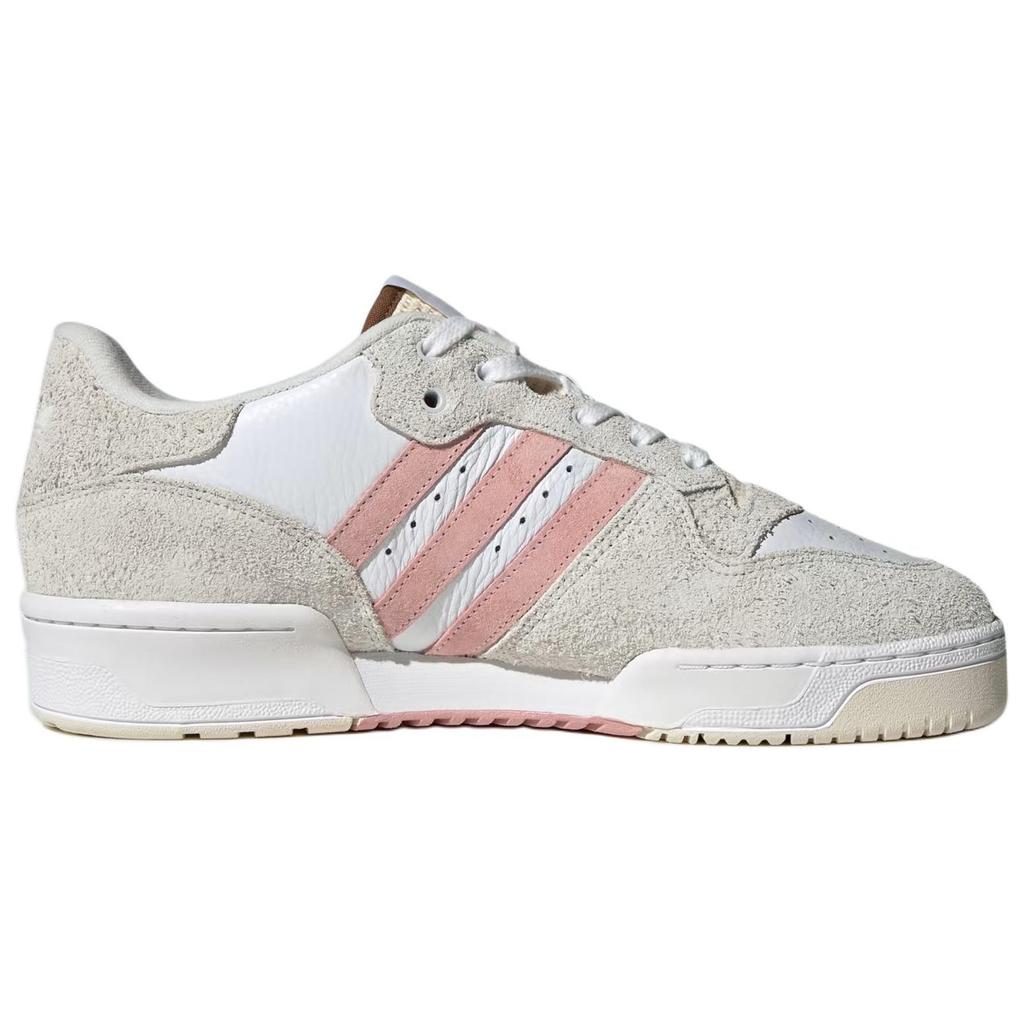 Solebox x adidas Rivalry Low Consortium Неаполитанские Мужские Кроссовки Белые Облачно-Белые Дико-Коричневые ID2879