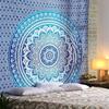 Indian Wall Hanging Tapestry Bohemian Hippie Mandala Tapestry Cotton Bed Sheet Large Bed Cover Size 90X85 Inches