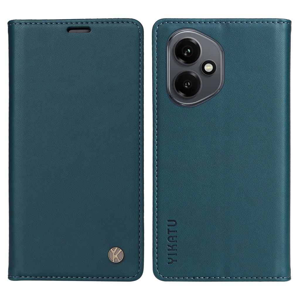 For Honor 400 5G (Global) Phone Cases YIKATU Magnetic Closure PU Leather Mobile Cover