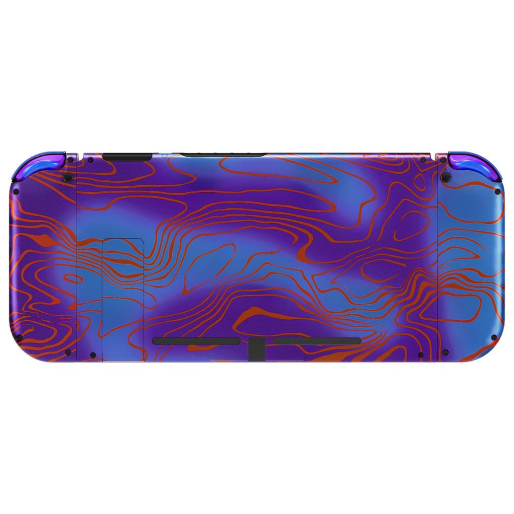 Custom DIY Replacement Case Shell for eXtremeRate Patterned Back Plate for Switch Holder Handle Controller Housing for and Full Button Set Included