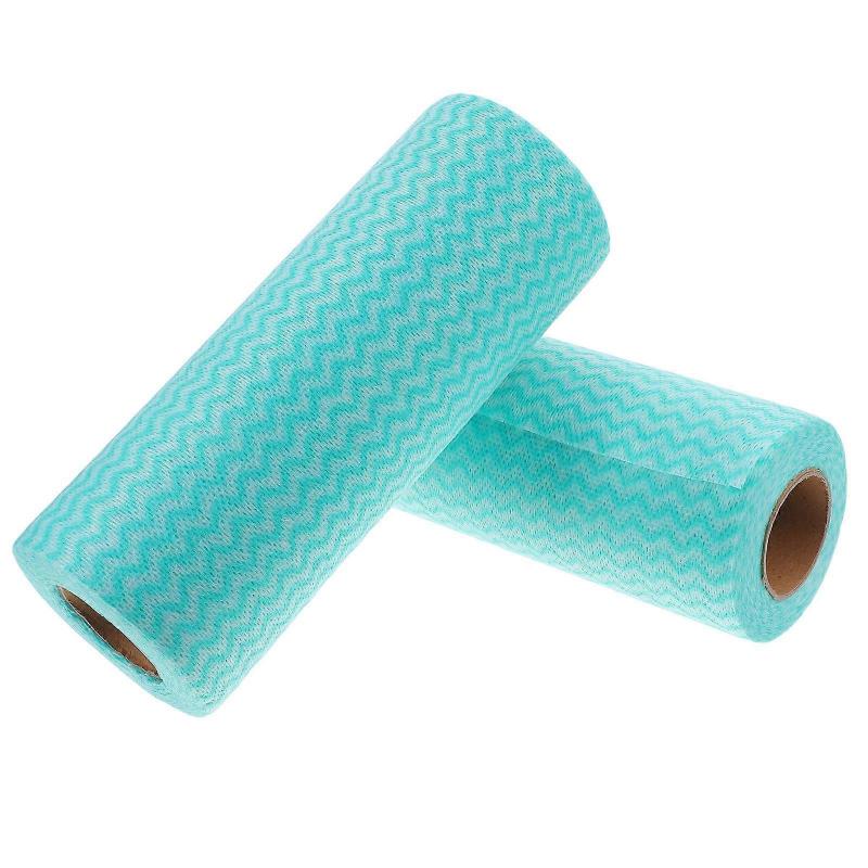 Disposable Kitchen Cloths Dishcloths for Cleaning 2 Rolls Washable Cloths