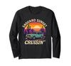 Рубашка Saguaro Sunset Cruisin Ретро Пустынная Дорога Аризона Футболка с Длинным Рукавом