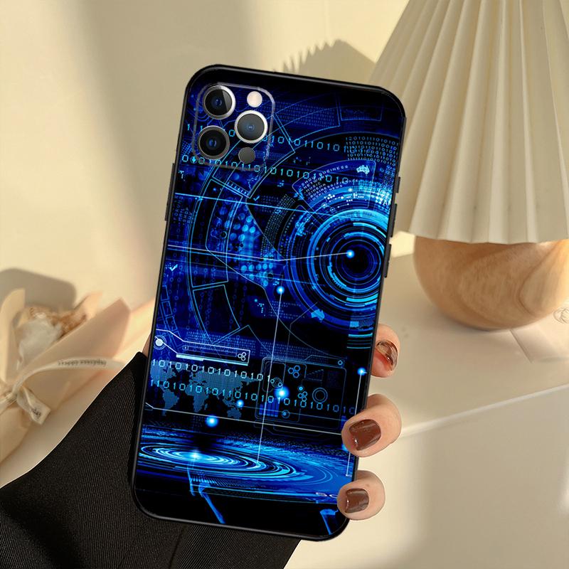 Технологичный Мужской Роскошный Чехол Для iPhone 11 12 13 14 15 16 Pro Max Чехол Для iPhone 13 12 Mini XR X XS Max Plus