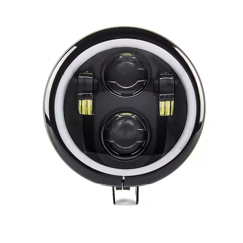 5 3/4 "круглые аксессуары для мотоциклов 5,75 дюйма светодиодный корпус фары для Harley Sportster FXWG Chopper 5,75" налобный фонарь