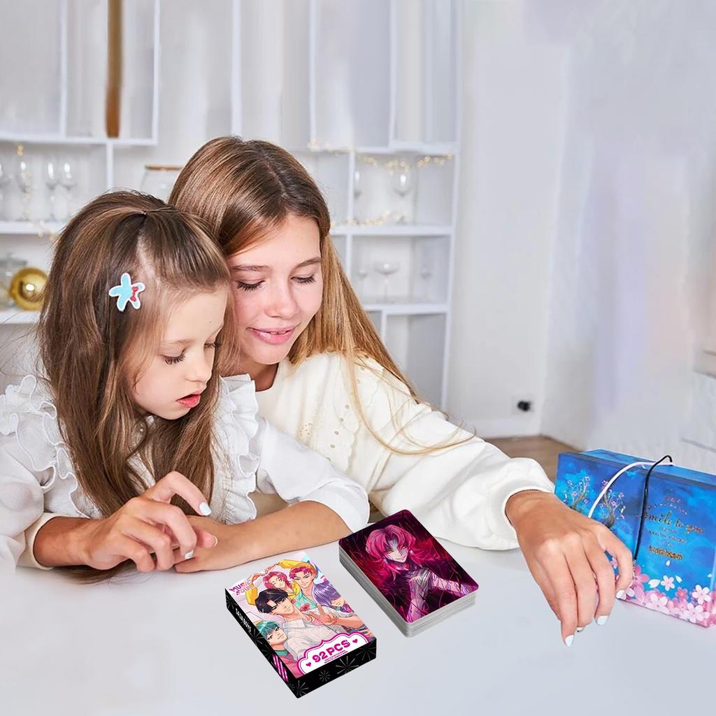 60 карт LOMO 32 наклейки Мужская группа Shaka Женская группа Охота на ведьм Двусторонняя маленькая карточка