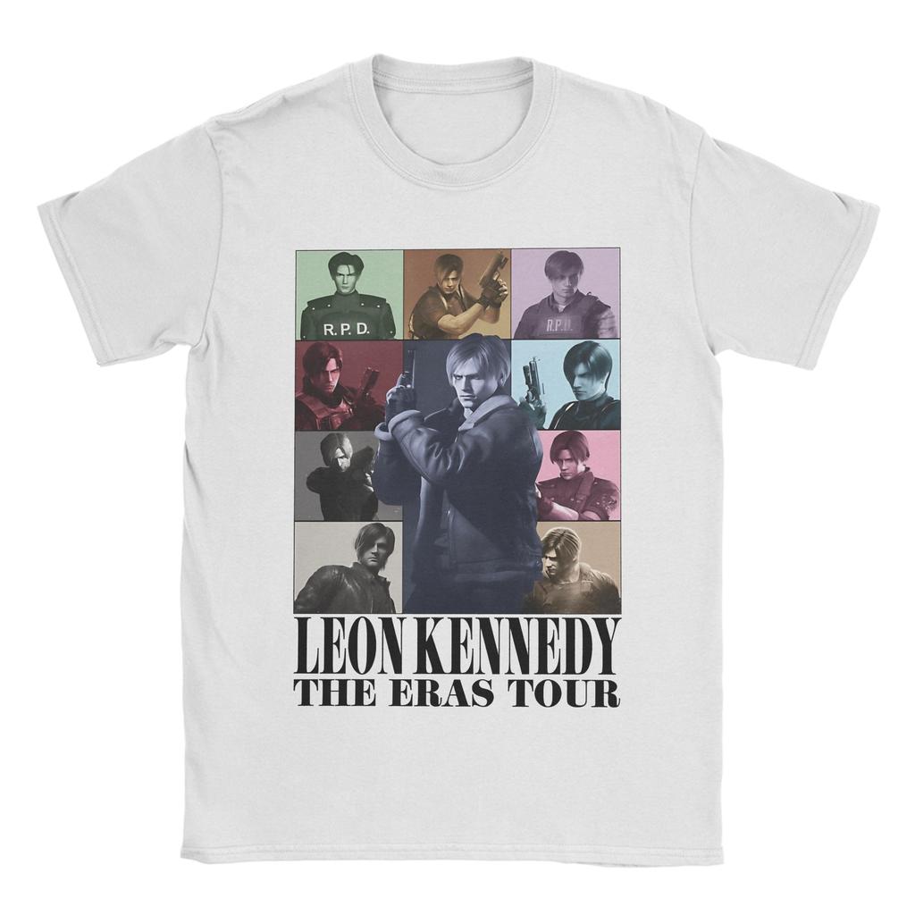 Leon S TShirt for Unisex Funny Cotton Tees Round Neck Short Sleeve T Shirts Unique Tops