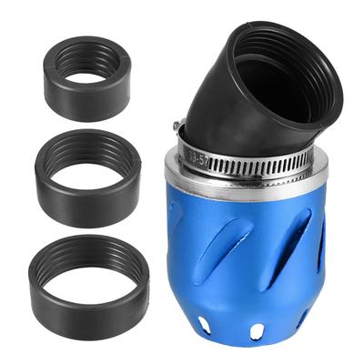 VekAuto Мотоциклетный воздушный фильтр 26/35/42/48 мм ID 140x700 мм Мотоцикл Квадроцикл Прочный Алюминиевый сплав Синий