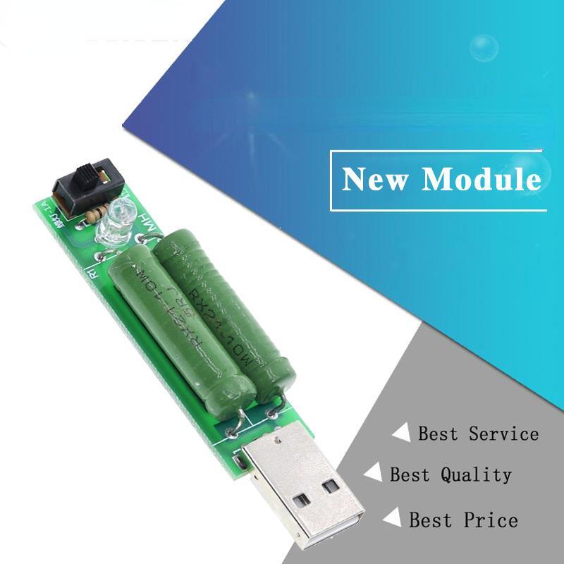 USB-порт, мини-разрядный резистор, цифровой измеритель напряжения тока, тестер 2A/1A с переключателем, 1A, зеленый светодиод/2A, красный светодиод