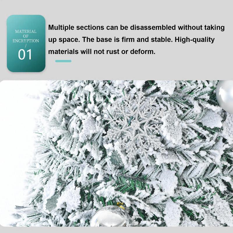 Рождественская елка Pop-Up Быстрая установка Искусственная выдвижная елка-карандаш Складная искусственная елка-карандаш Предновогодняя елка для путешествий