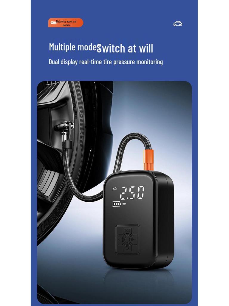 006 Портативный электрический насос для накачивания шин автомобиля