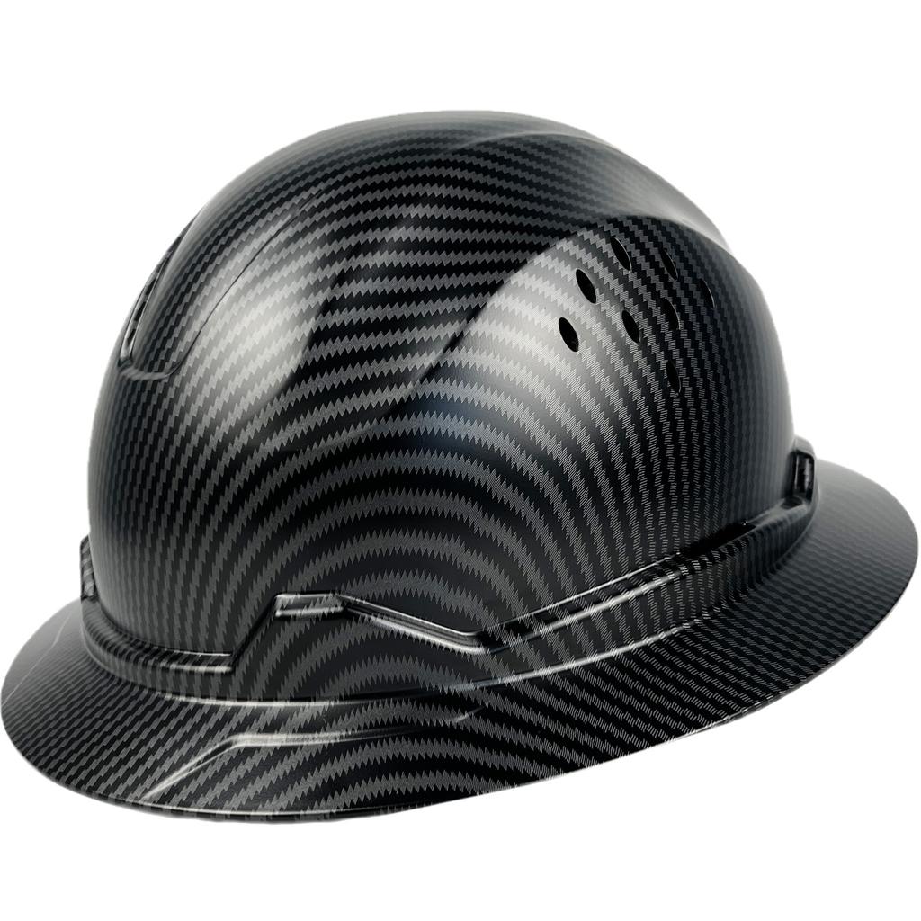 New Type Full Brim Hard Hat For Engineer Industrial Construction Safety Helmet Hard Hat Suspension HDPE 6 Point Adjustable