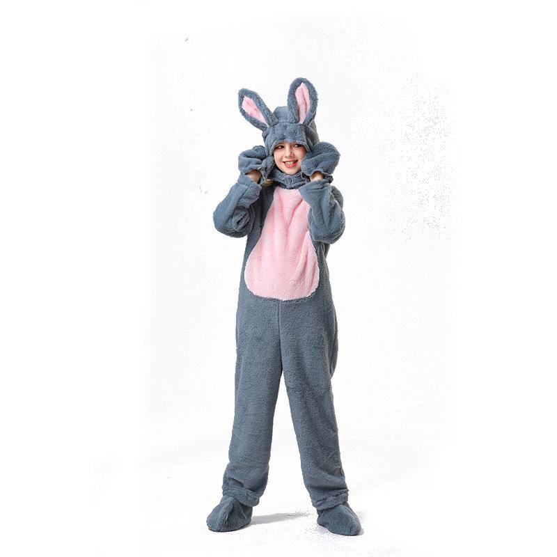 Cosplay White Rabbit Kindergarten Rabbit Children Animal Performance White Rabbit Performance Costume Stage Clothes Rabbit Performance Costume