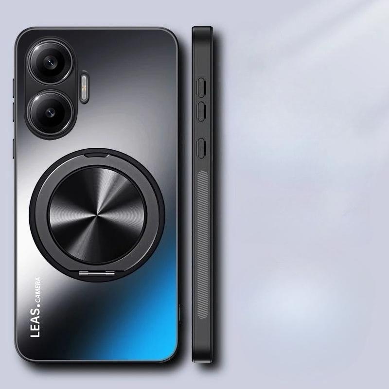 Магнитный чехол для Xiaomi Redmi Turbo 4 Pro AG матовый противоударный чехол-бампер с держателем для Redmi Turbo4 Pro, защита от отпечатков пальцев