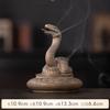 Креативные декоративные украшения в виде змеи, керамическая подставка для благовоний в виде змеи по знаку зодиака, бытовая подставка для благовоний в помещении, вставка для благовоний, агарво