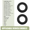10 PCS M14 Oil Drain Plug Gasket, Rubber Car Sealing Gasket Replacement for OEM#F5TZ-6734-BA, Engine Oil Pan Crush Washers Reduced Oil Leakage,