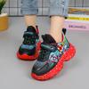 Fashion Kids Sports Walking Casual Shoes Boys Girls Kid's 4 Seasons Sneakers Cartoon Footwear for Child