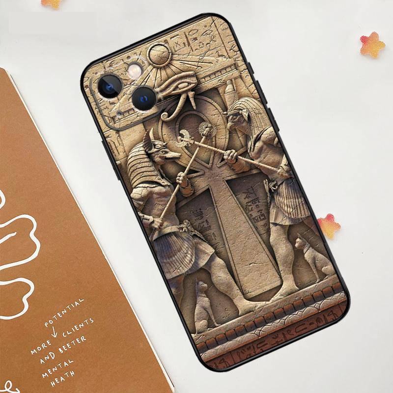 Чехол для телефона с изображением фараона Египта Для iPhone 11 12 13 14 15 16 Pro Max Задняя крышка Для iPhone 13 Mini X XS Max XR Plus