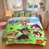 3Pcs Paw Patrol Adventure Day Bedding Set Quilt Cover Pillowcase Home Christmas Halloween Gift 1 Duvet Cover 2 Pillowcase S1410