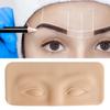 Реалистичный утолщенный, устойчивый, не тускнеющий 3D силиконовый макияж для бровей и глаз, тренировочная поставка для кожи для начинающих