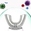 Electric Toothbrush U-Shaped Ultrasonic Silicone 360 Degrees Automatic Blue Light Toothbrush for Home Use