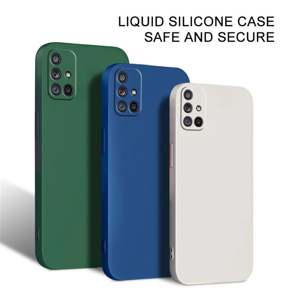 Силиконовый чехол для телефона Samsun A73 A72 A71 A55 A54 A53 A52 A51 для Samsung A30 A31 A32 A33 A34 A35 A41 A42 Мягкая задняя крышка