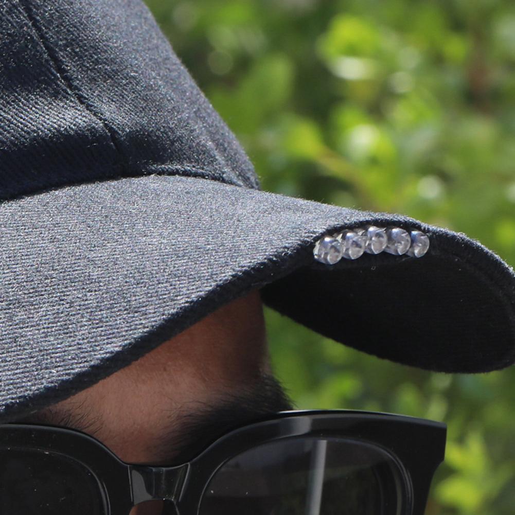 Baseball Cap With Built In 5 LED Cap & 1 Thick Sweatband Visor Light With Ultra Bright Headlight For Outdoor Night