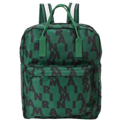 Marni Kids Рюкзак Рюкзак Принт Макси Лого Подходит для Взрослых MARNI KIDS ДЕТСКАЯ СУМКА M00633 M00RI 0M523 Зеленый Один Размер [Marni] [Товар]