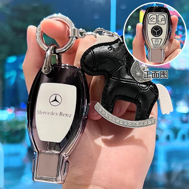 VFO1 Чехол-защитная оболочка для корпуса автомобильного ключа для Mercedes Benz A C E S G Class GLC CLE CLA W177 W205 W213 W222 X167 AMG Аксессуары