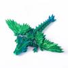 1 шт. 3D-печатный дракон, гибкий шарнирный дракон с увлекательной детализацией глаз, игрушка-фигурка, декор