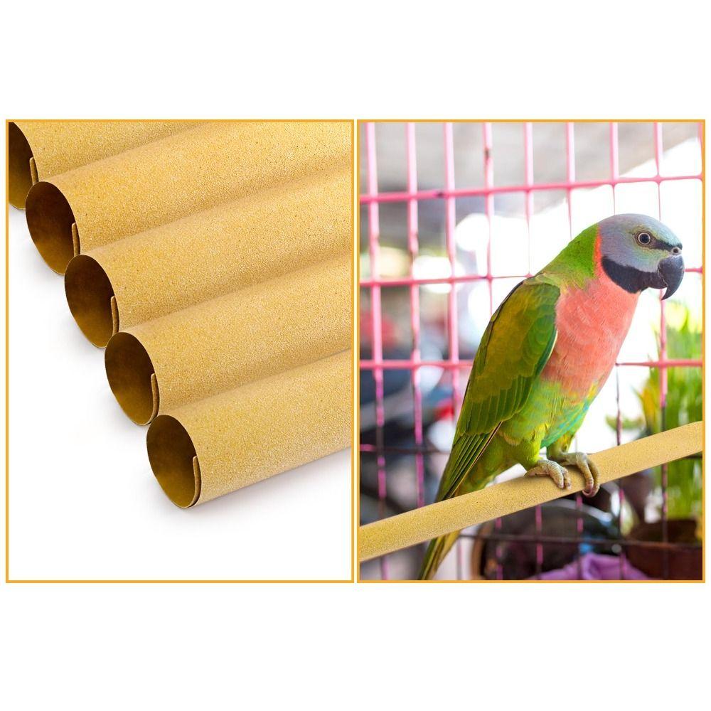 5PCS Abrasive Surface Pet Bird Sandpaper Sheets Quartz Sand Parrot Cage Liner For Cockatiels