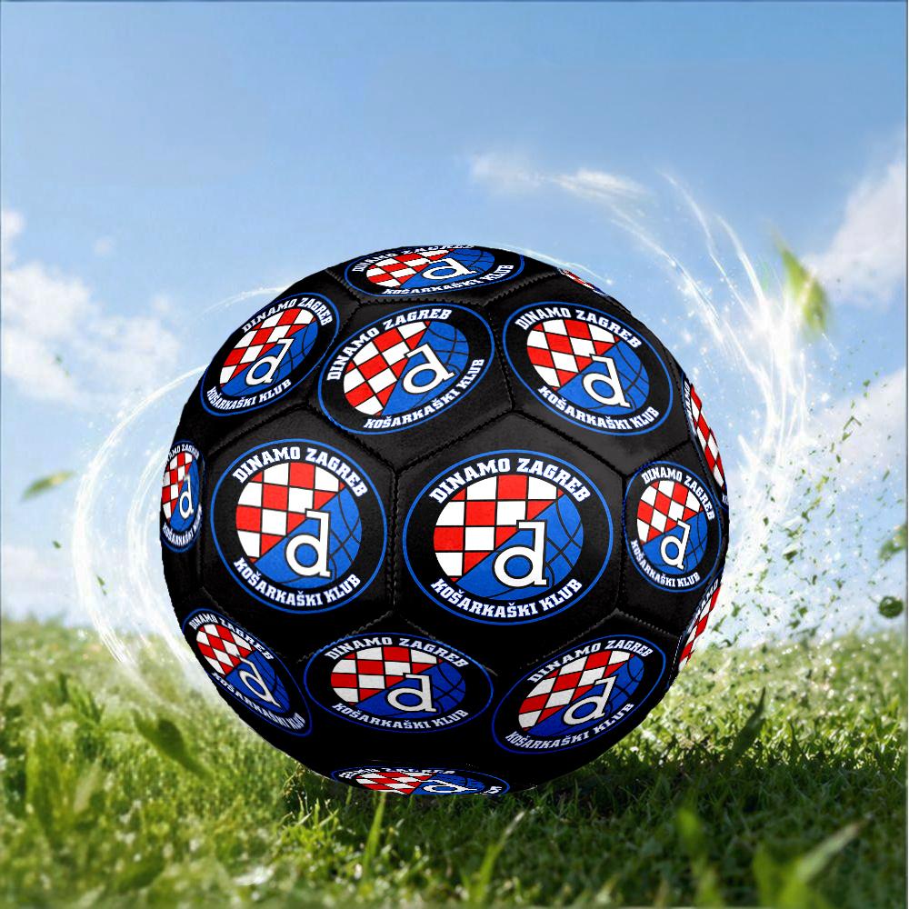 Croatian Football Crest Design Size 5 Soccer Ball,Indoor/Outdoor Suitable for Training Matches Tournaments Practice Games Perfect Gift for Fan