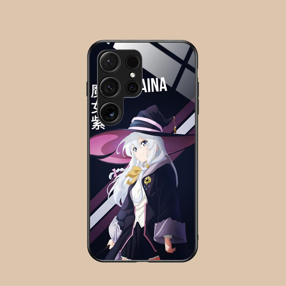 Чехол для мобильного телефона Wandering Witch Elaina из стекла для Samsung Galaxy A56 55 54 53 52 51 36 35 34 23 16 15 5G Цветная обложка